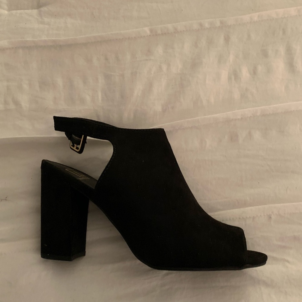 Material Girl black booties.